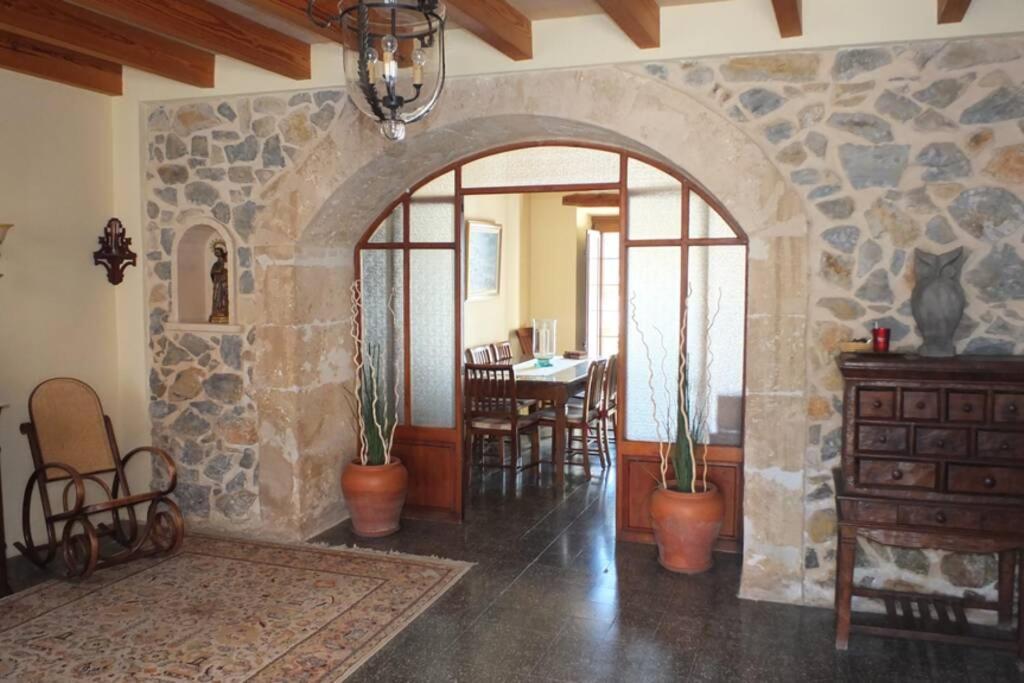 Villa Maria, bonita casa con jardín y piscina privada en Andratx  Exterior foto